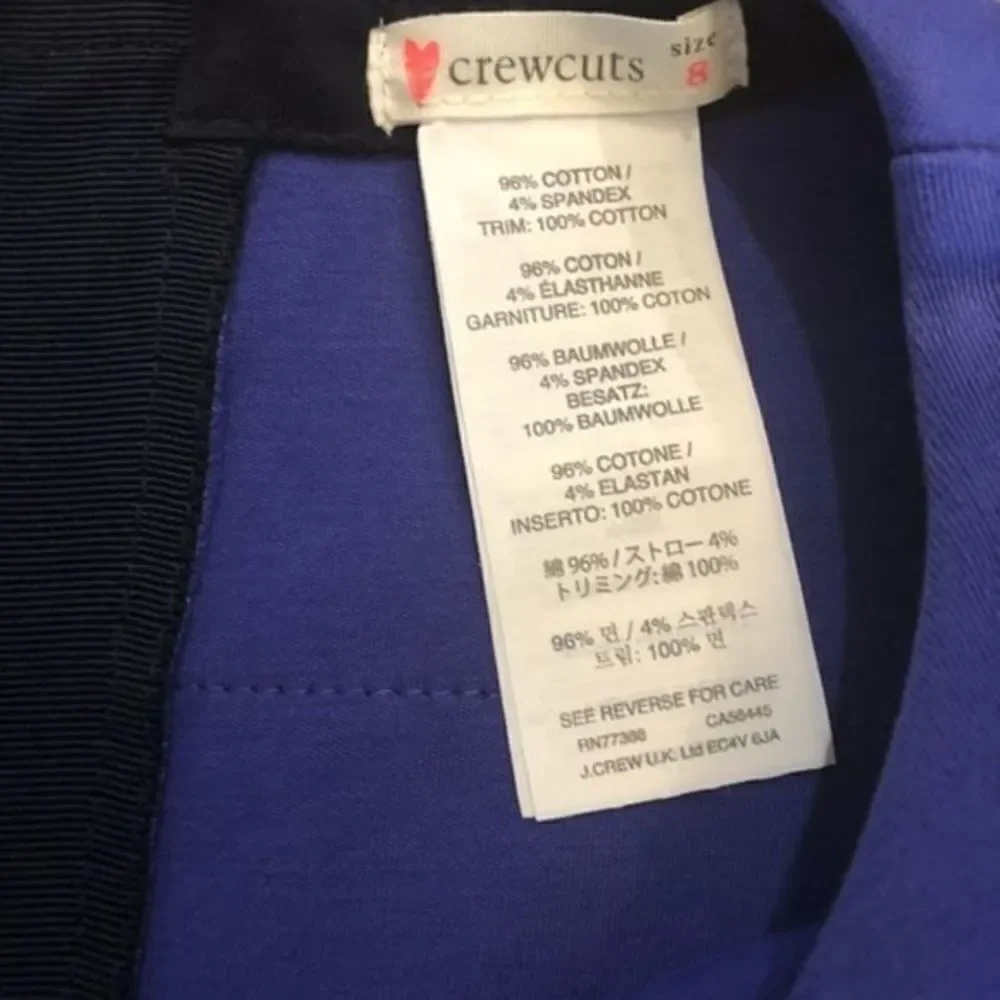 Crewcuts purple a-line retro look girls dress